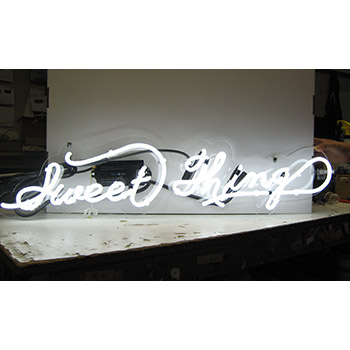 Real Photos of Custom Neon Glass Sign - Everything Neon